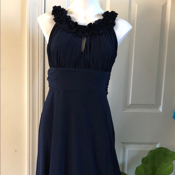 SIGNATURE BY SANGRIA blue sleeveless midi - Picture 4 of 8